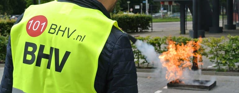 BHV cursus 1 dag brand blussen